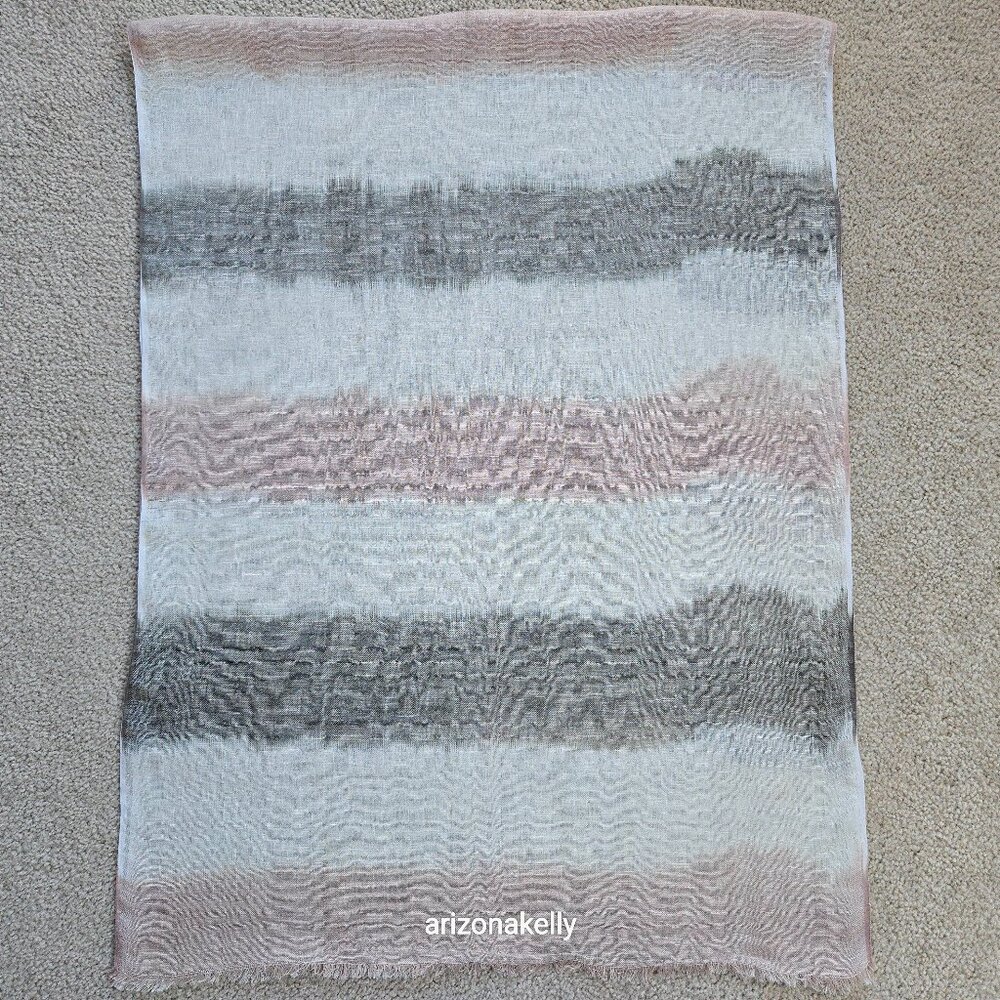 NWOT Linen Scarf Yargici Turkey "Premium Essentials"